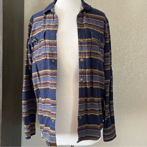 Roark Multicolor Striped Shirt Jacket